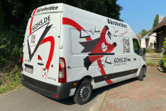 Fahrzeugbeschriftung Opel Movano